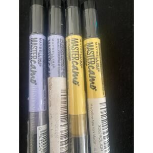 (4) Maybelline Master Camo Color Correcting Pens Sealed - Blue And yellow